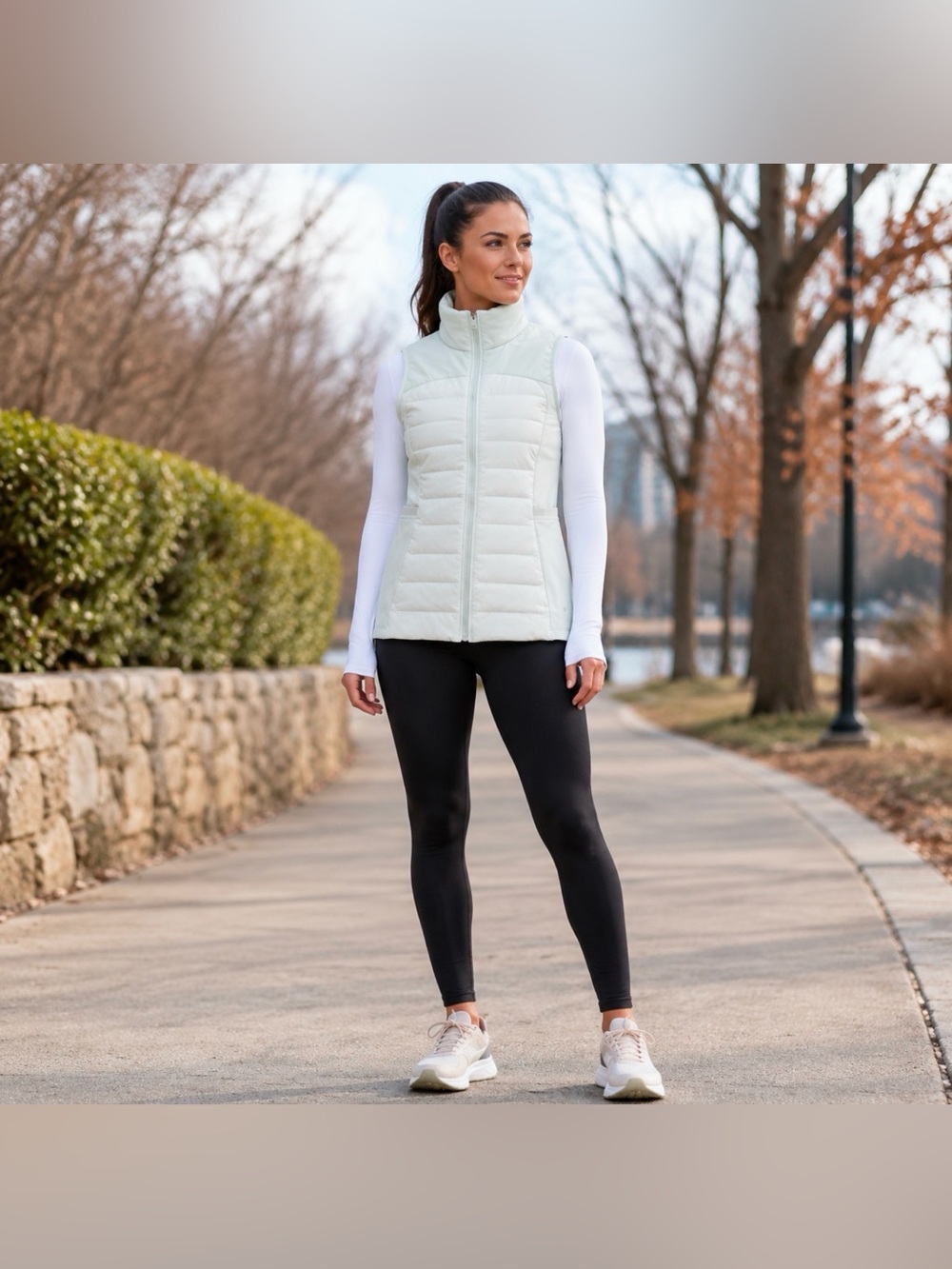lululemon athletica Light Mint Quilted Vest